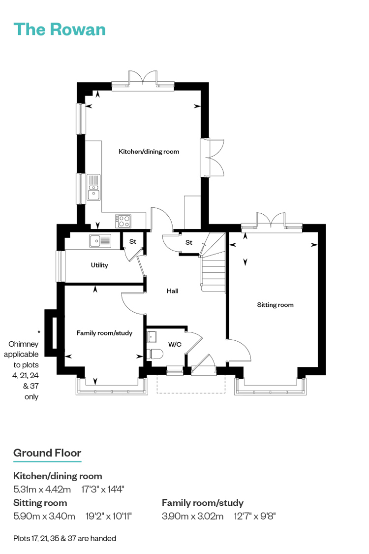Maiden View Rowan Floorplan Ground Floor