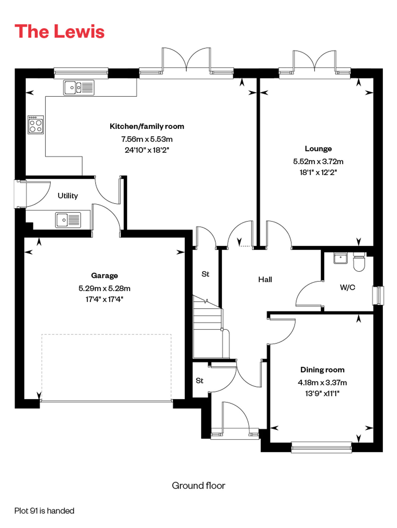 7793850 CALA WEST SCOTLAND CORNHILL VILLAGE The Lewis Ground Floor