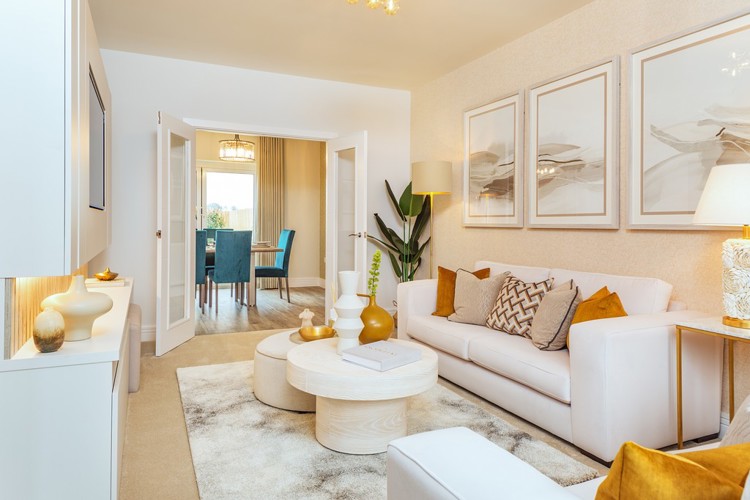 Gidea house type livingroom, 4 bedroom house for sale in Shrivenham