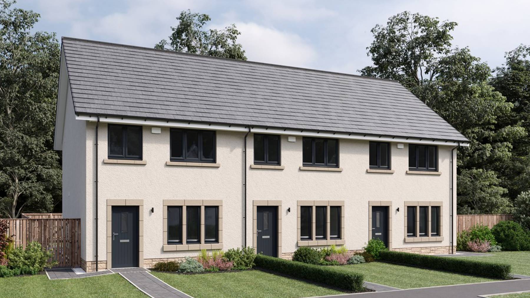 The Allan External CGI | 3 bedroom home for sale in Millerhill