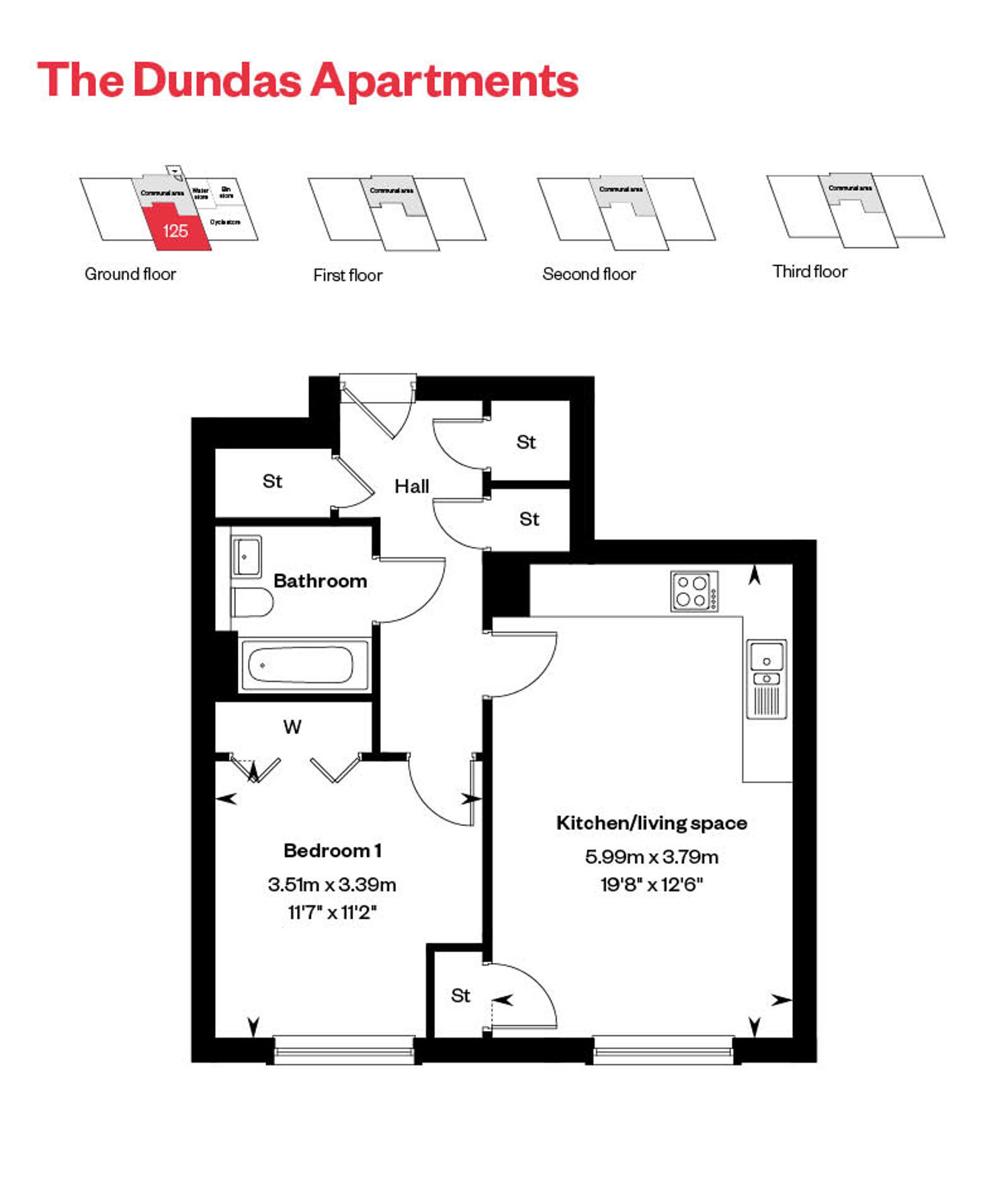 Rosebery Wynd Dundas Apartment Floor Plan Plot 125