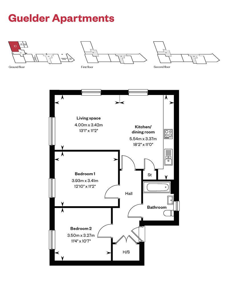 Ingatestone Grove Guelder Apartments Plot 10 Web Floorplans