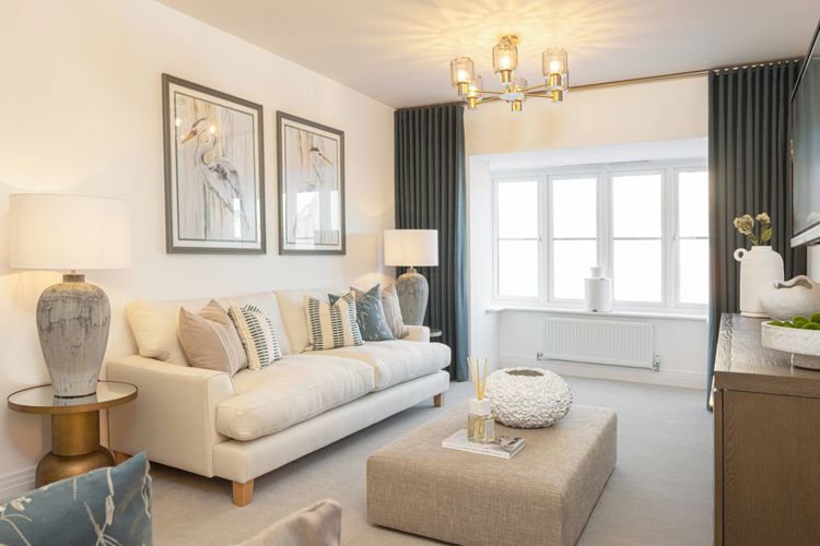 Mulberry house type living room, 4 bedroom house for sale in Didcot