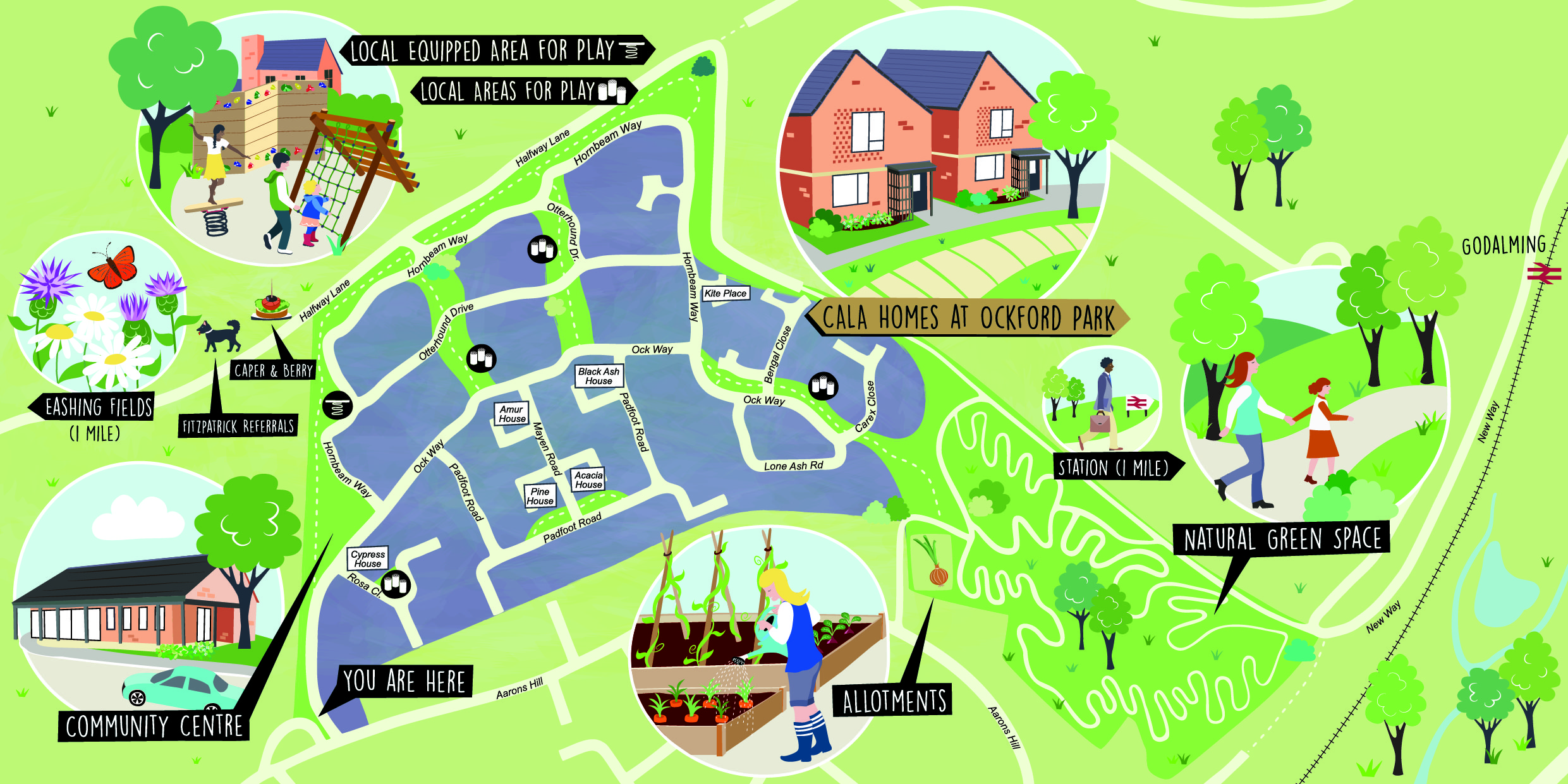 Ockford Park, Godalming New homes in Surrey Cala Homes