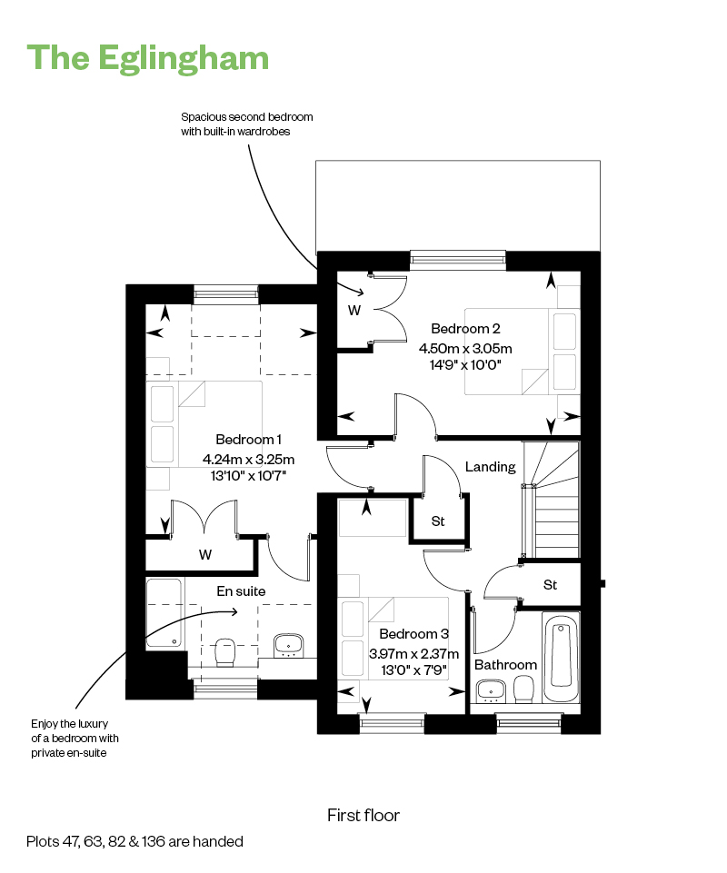 The Eglingham FF Annotated Floor Plan