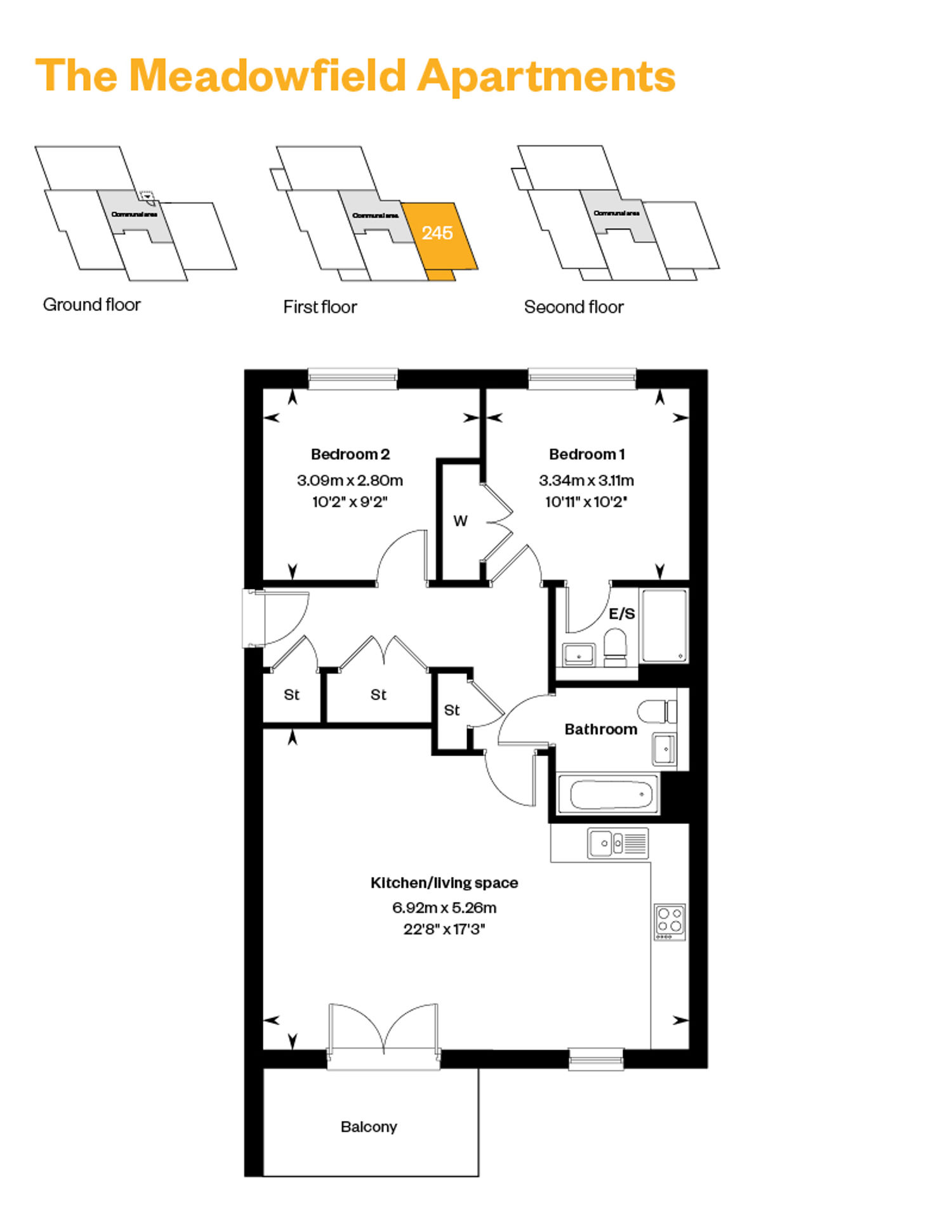 The Meadowfield Apartment Plot 245
