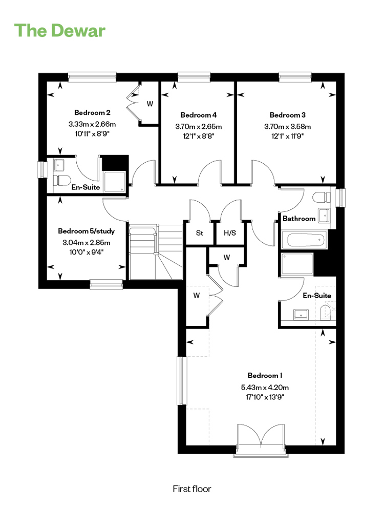 4 and 5 bedroom homes for sale in Banchory, Cala Homes