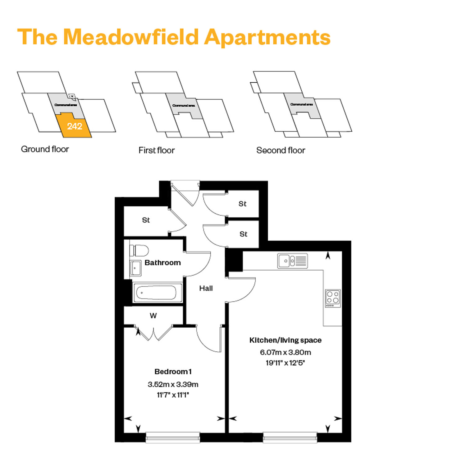 The Meadowfield Apartment Plot 242