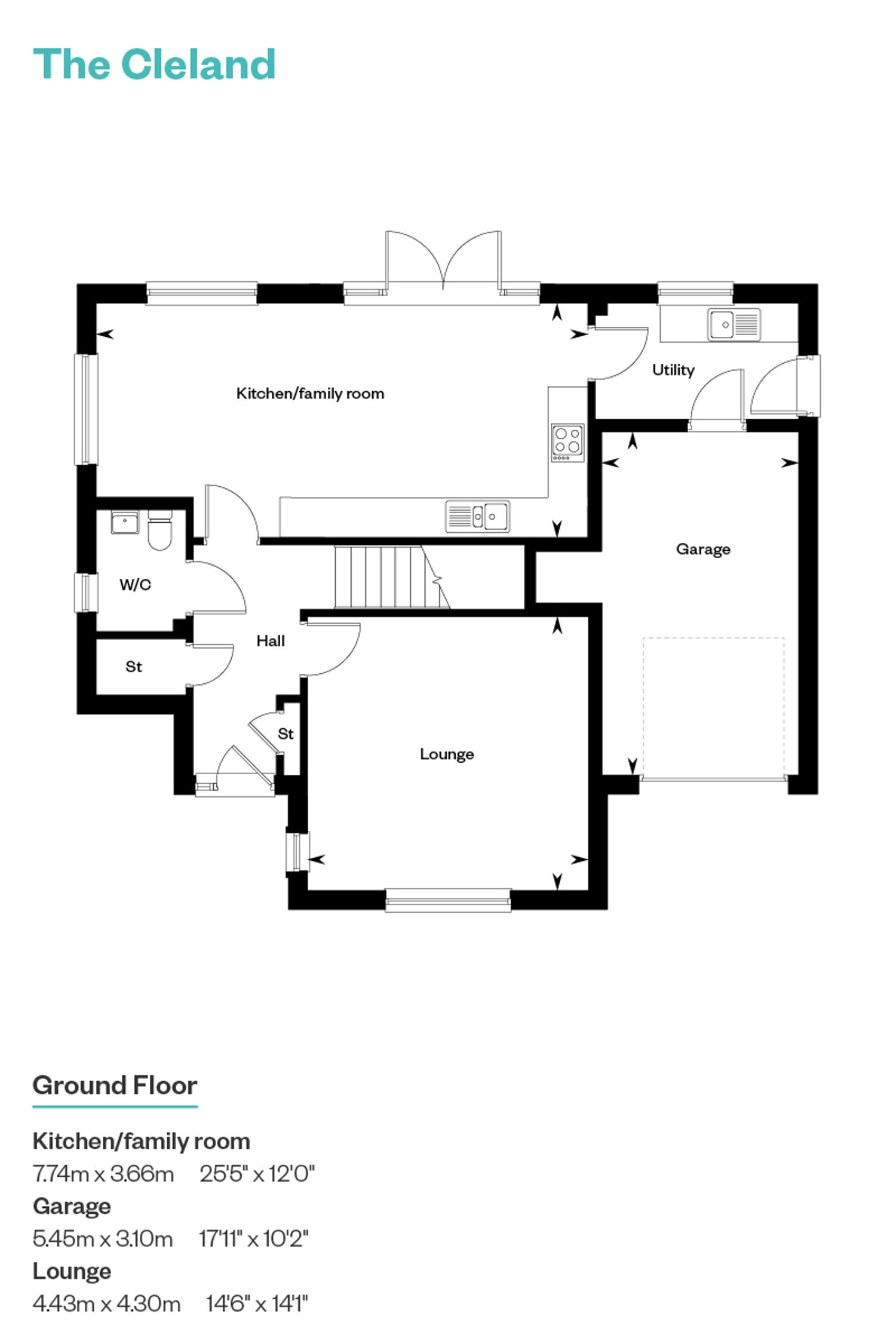 The Crawfields Floorplan Cleland GF