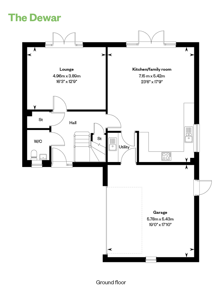4 and 5 bedroom homes for sale in Banchory, Cala Homes