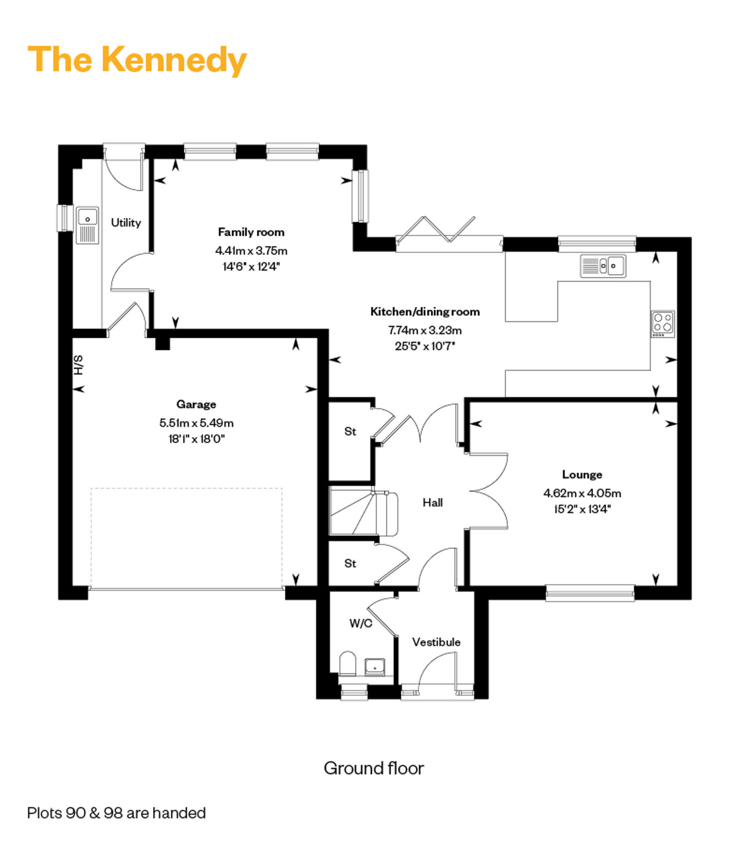 5072205 CALA WEST Lathallan Grange Floorplan Inserts Web The Kennedy GF 1200X800