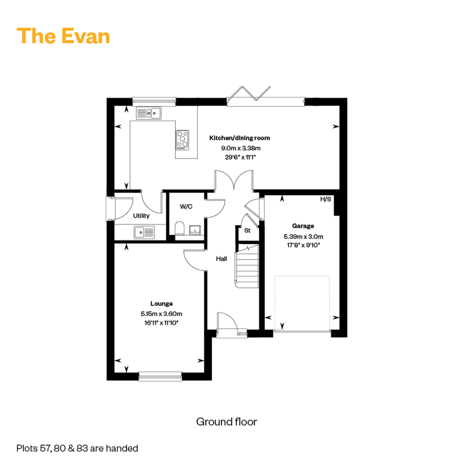 5072205 CALA WEST Lathallan Grange Floorplan Inserts Web The Evan GF 1200X800