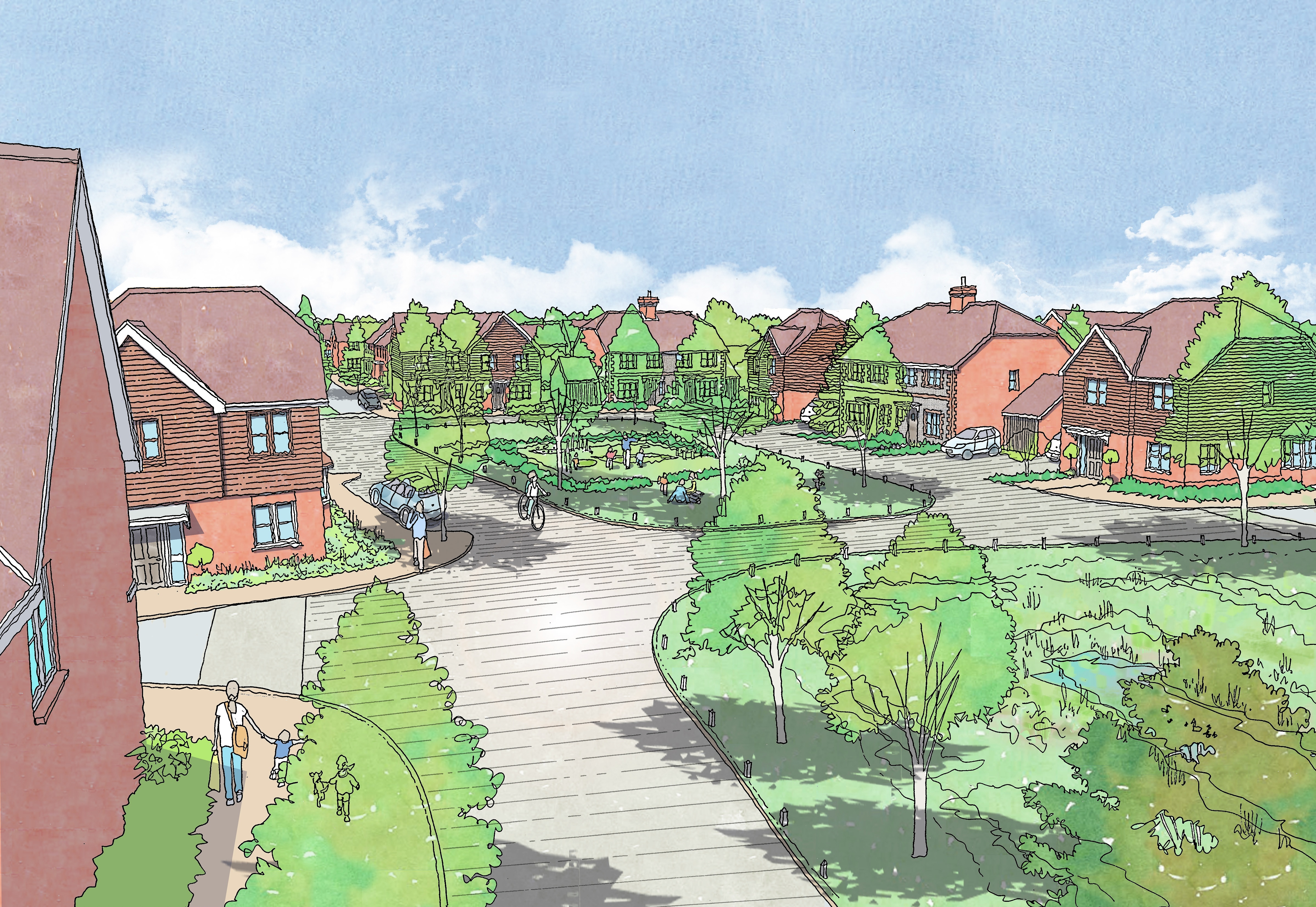 New Monks Park, Lancing Homes In West Sussex CALA Homes