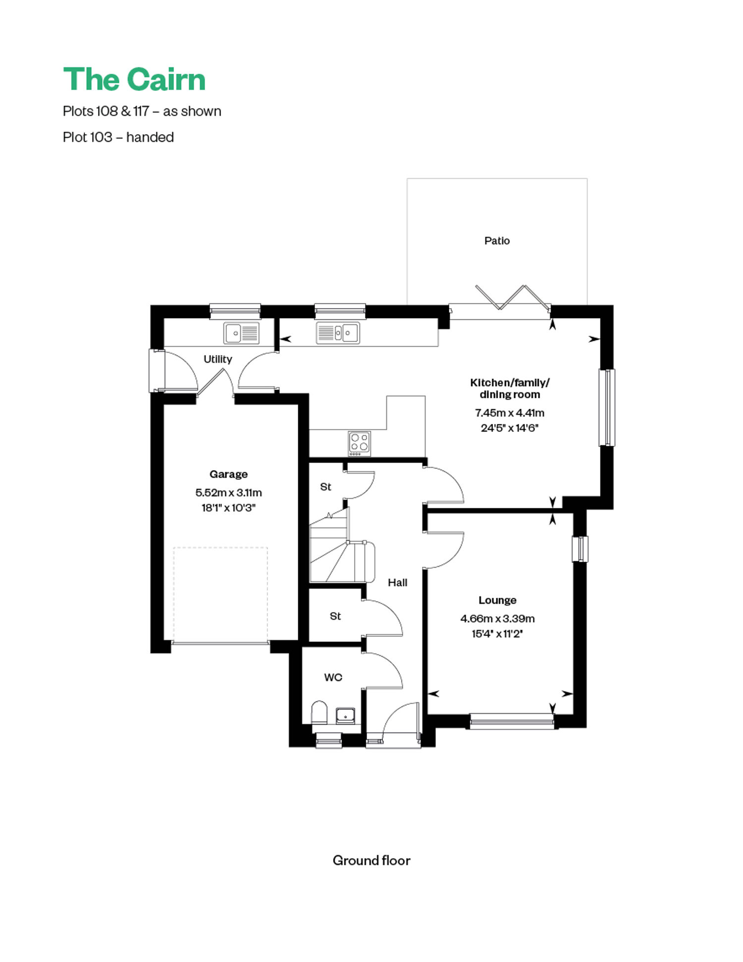 4567937 Cala EAST Pinefields Web Floorplans 885X1146 Cairn GF