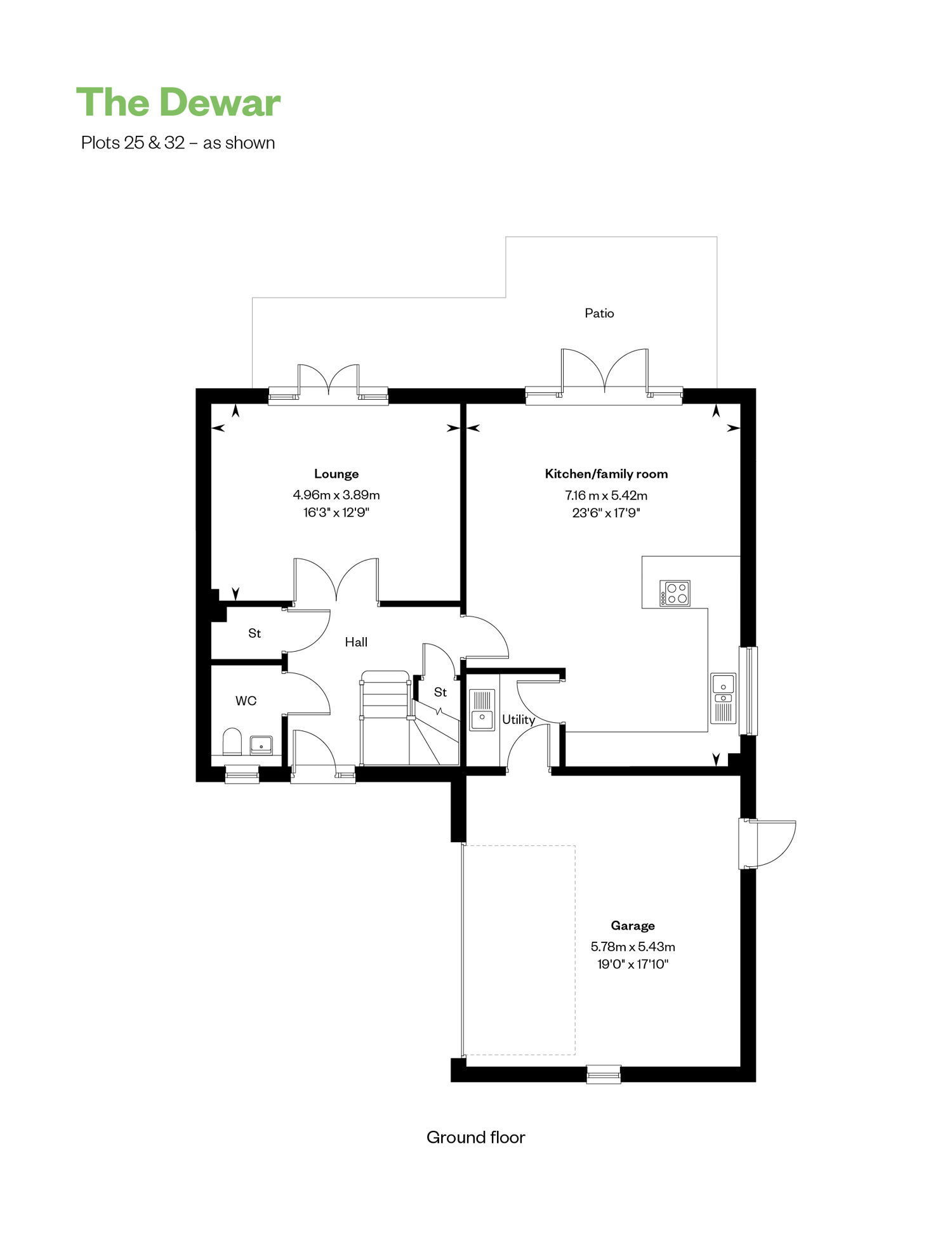 The Dewar floorplans 