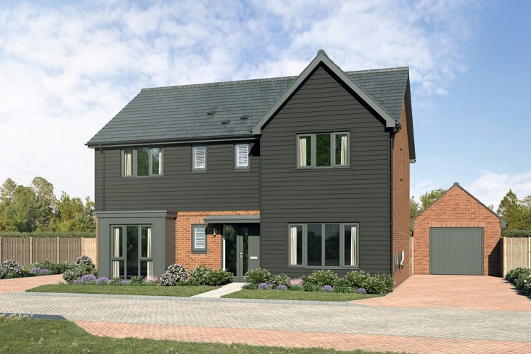 CGI of Samphire house for sale in Crowthorne