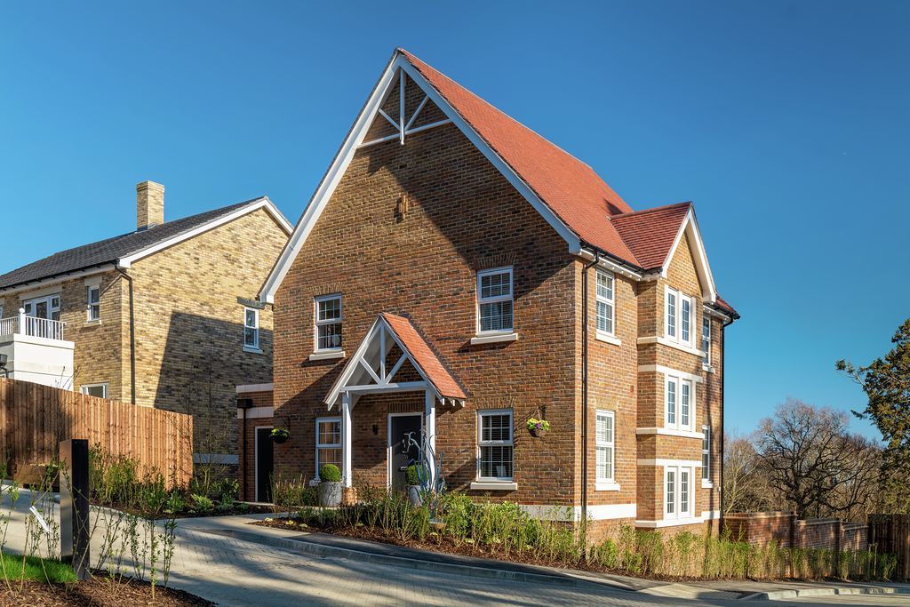 Site plan of Treetops, Oxshott