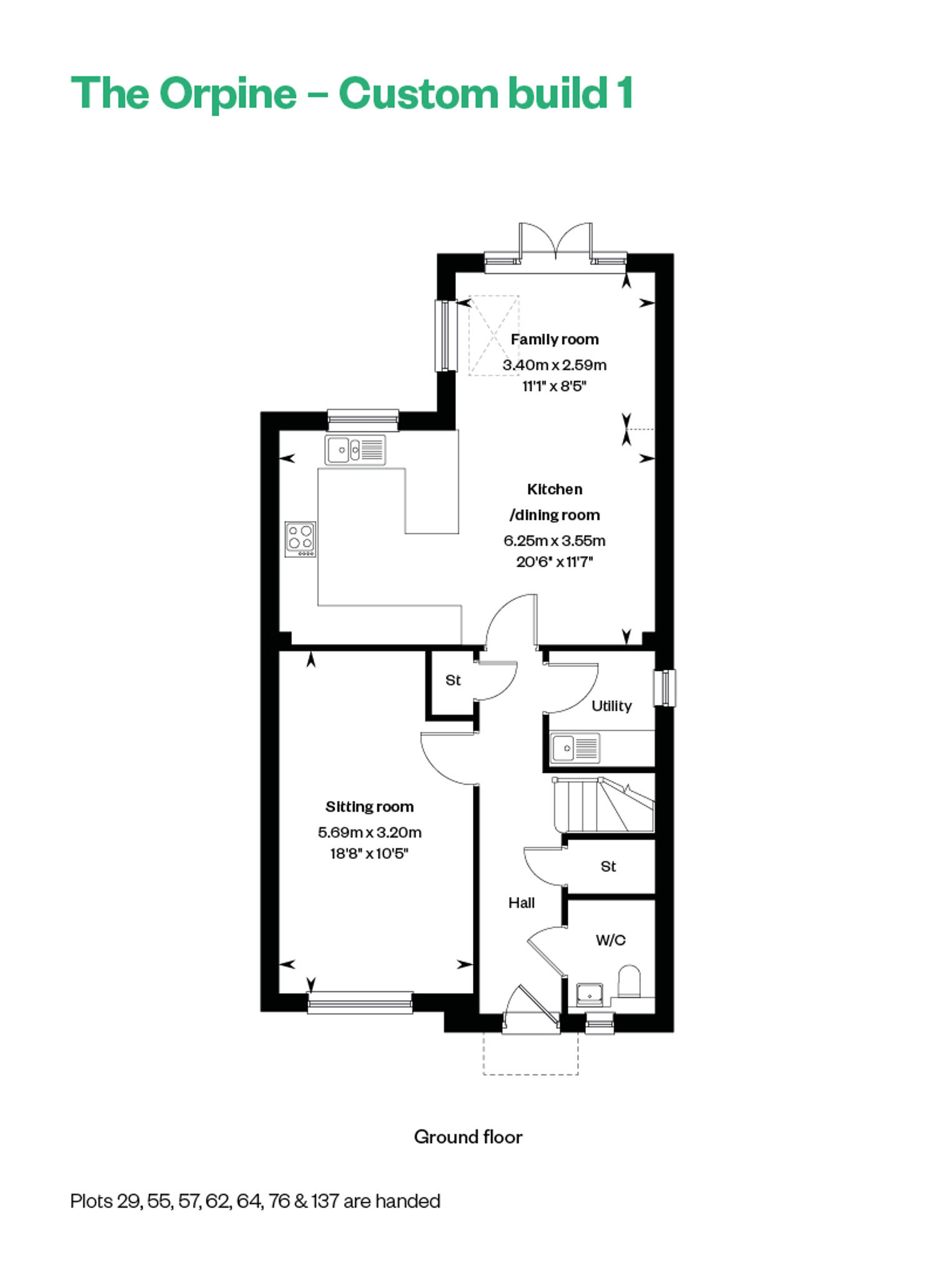 Samuel Gardens Floorplans The Orpine CB1 GF