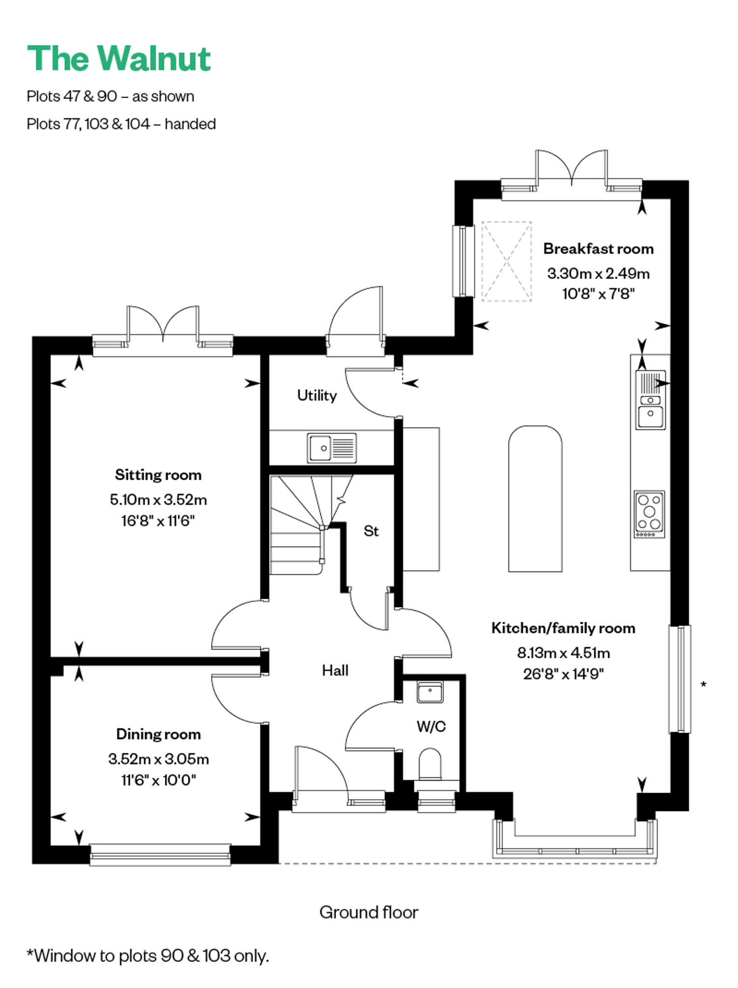 6815085 CALA SHC Barden Croft Walnut GF