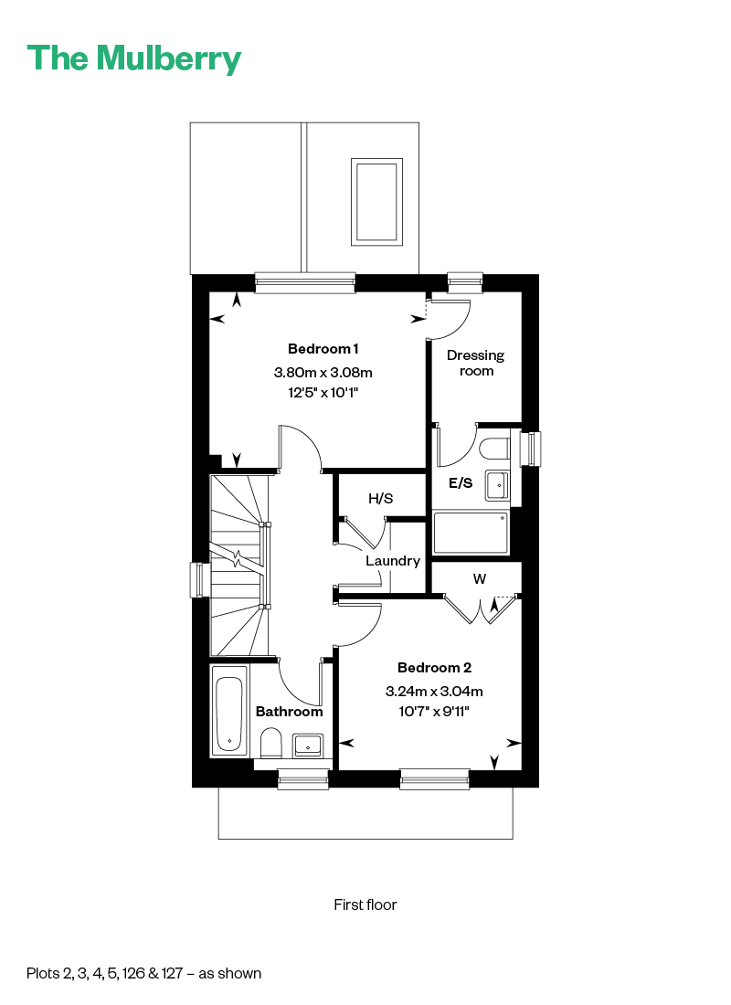 Floorplan of house for sale in Deepcut