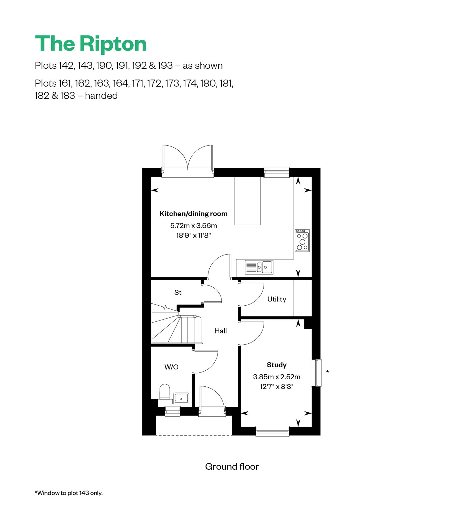 Netherhall Gardens The Ripton GF Plan