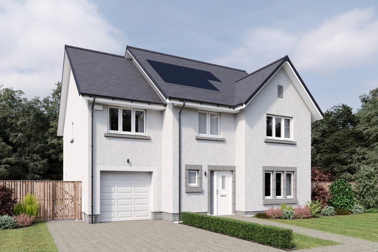 The Darroch External CGI | 4 bedroom home for sale at West Craigs, Edinburgh