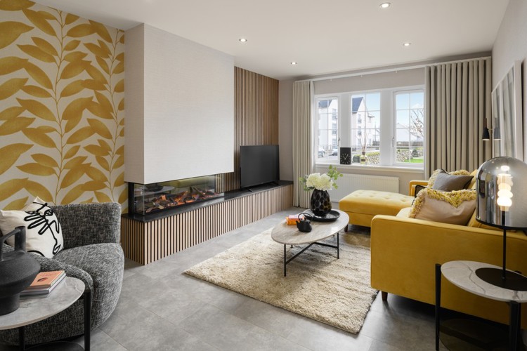Light filled lounge | new build Cala home