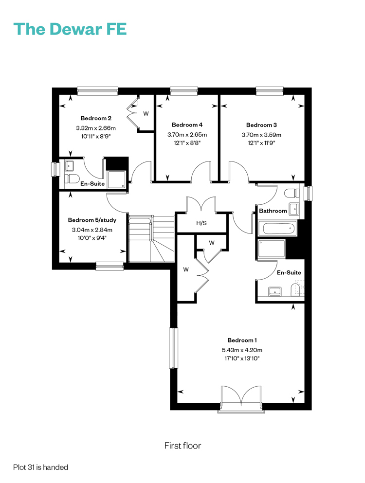 7443382 CALA WEST Aurs Meadows Floorplan Web 800X1200 Dewar FE FF