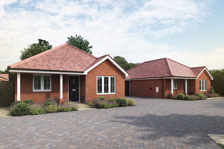 The Whin Bungalow CGI Plot 17 18 Wivenhoe Gardens Essex