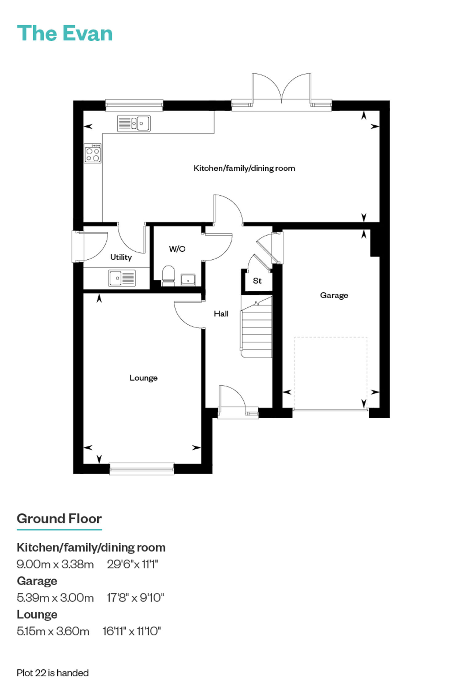 The Crawfields Floorplan Evan GF