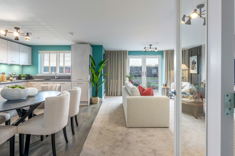 3 Bed Apartment | Kitchen Living Area