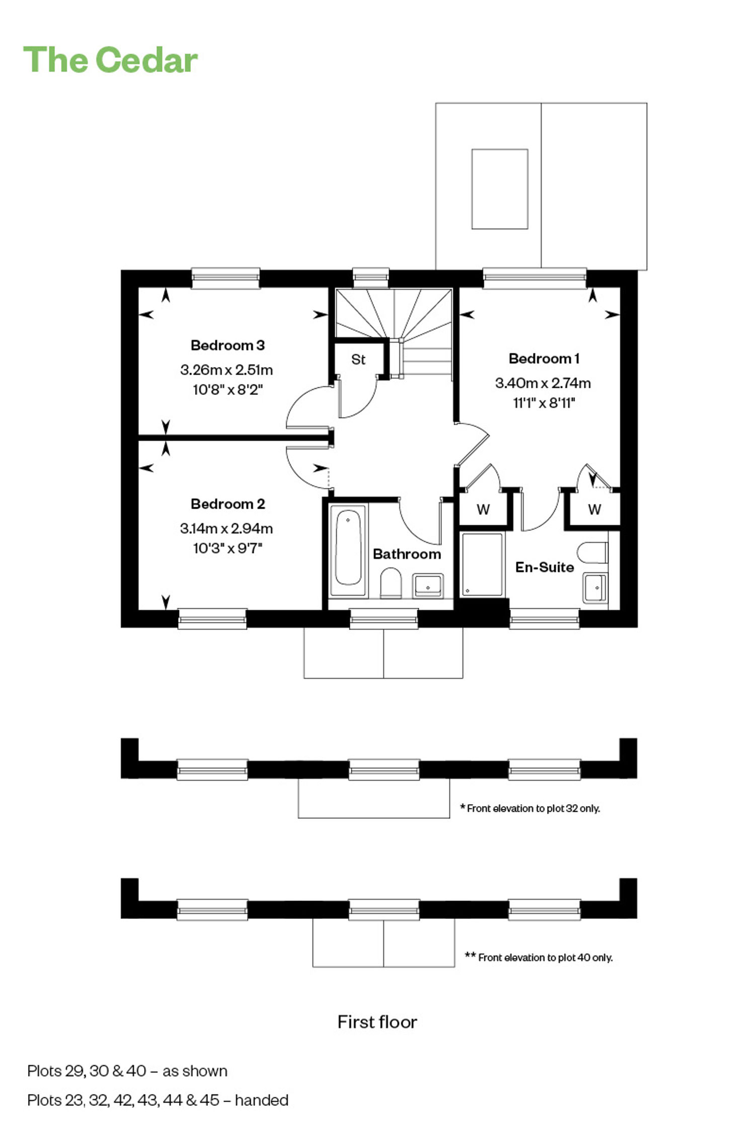 Floorplan of house for sale at Worting Park. New homes for sale in Basingstoke