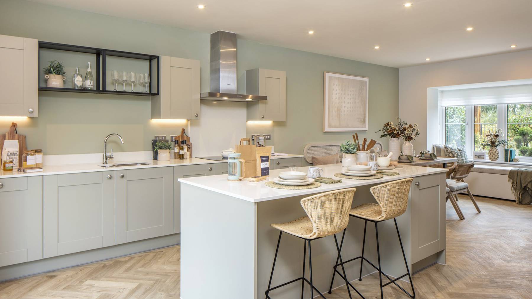 Kitchen Breakfast Room New Homes In Chipping Norton Walnut House Type