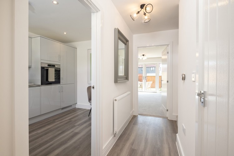 Langley house type hallway, 2 bedroom house for sale in Shrivenham