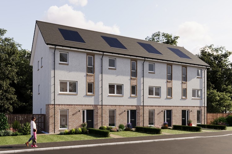 The Bute Townhouse CGI Pinefields