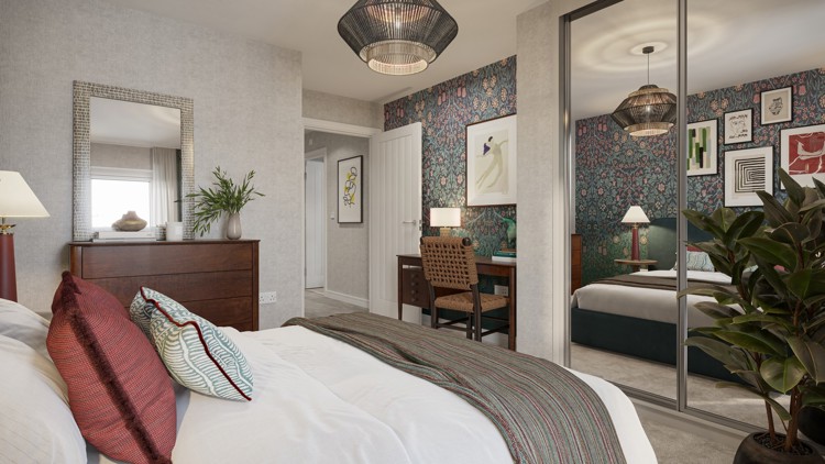 Bedroom of flat for sale in Winchester