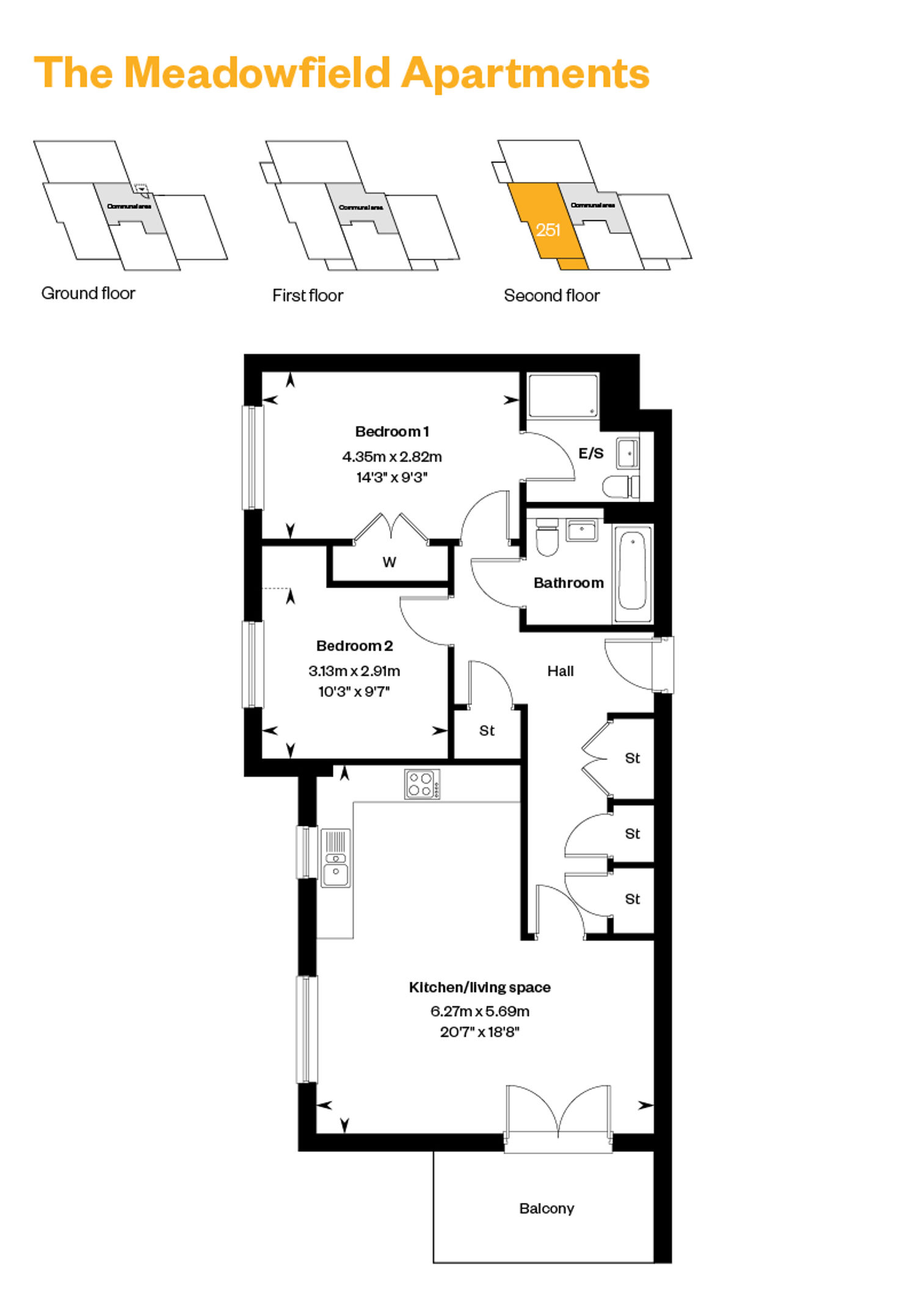 The Meadowfield Apartment Plot 251