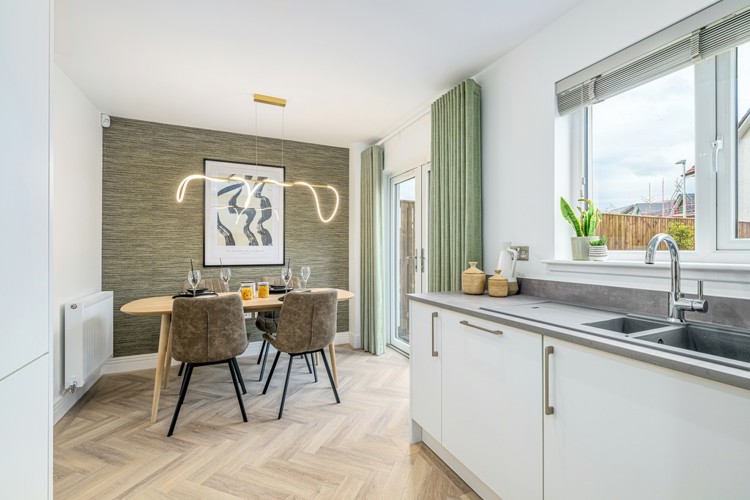 3 bedroom home for sale | kitchen dining room | Cala Homes