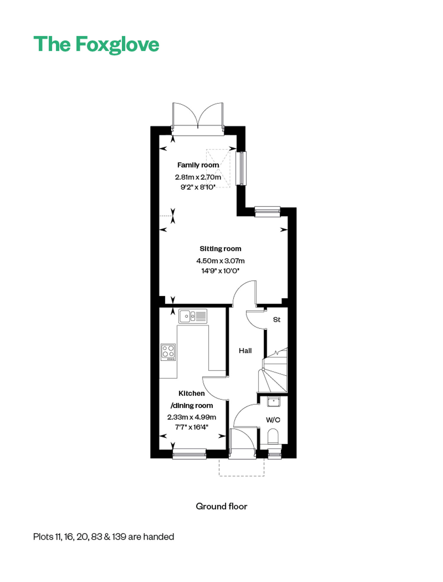 The Foxglove GF Floor Plan