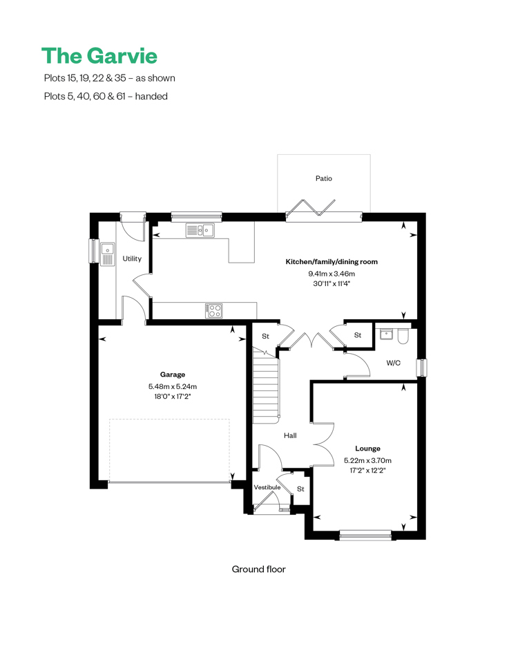 4150387 CALA WEST Ballagan Woods Web Floorplans The Garvie GF 885X1146px