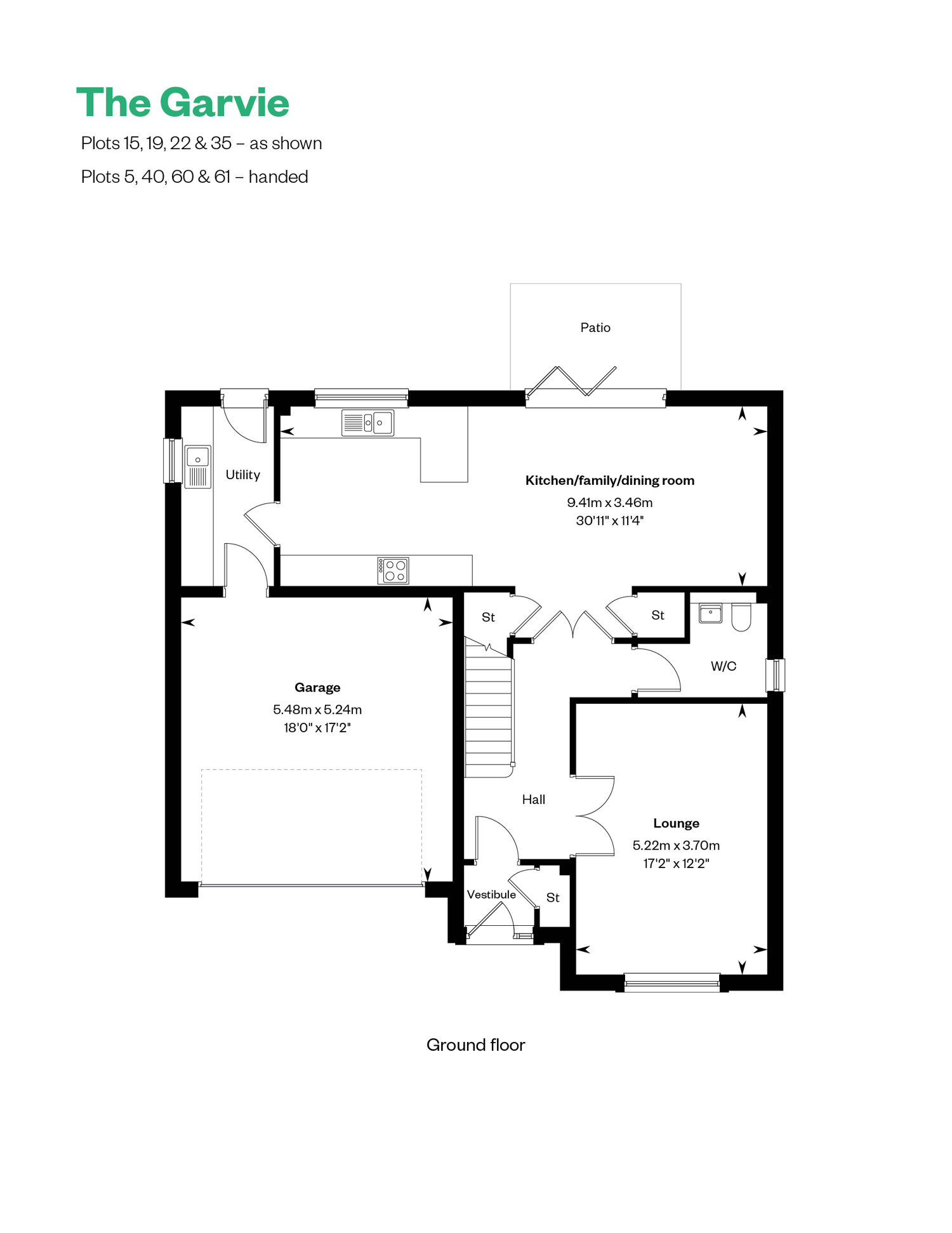 4150387 CALA WEST Ballagan Woods Web Floorplans The Garvie GF 885X1146px