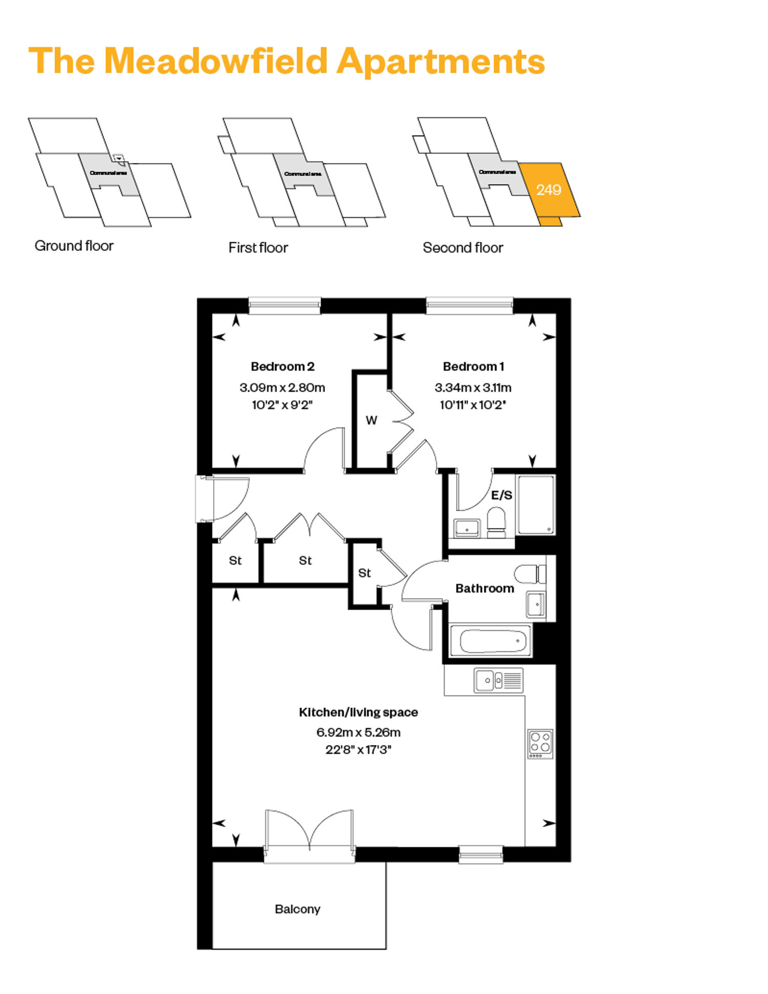 The Meadowfield Apartment Plot 249