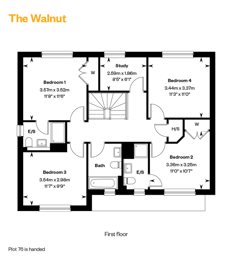 Bliss Willows Floorplans The Willow First Floor