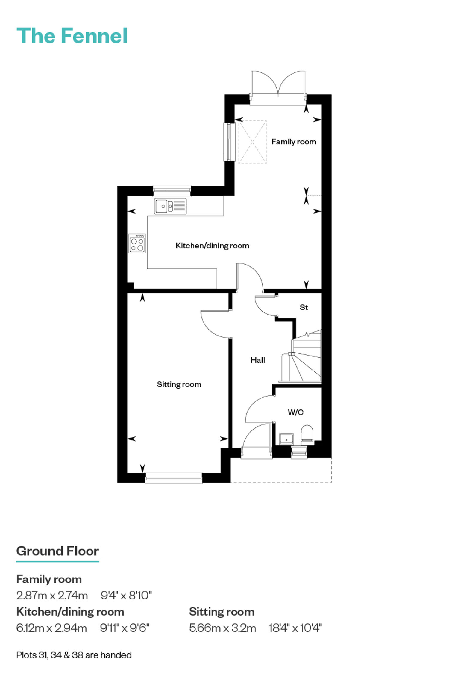 Maiden View Fennel Floorplan Ground Floor