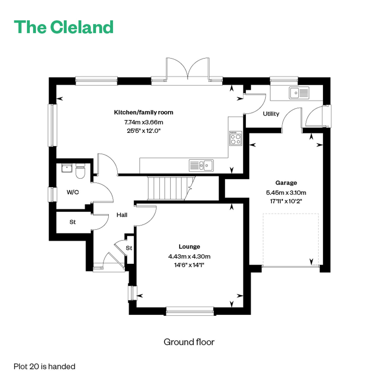 7311621 CALA WEST Weavers Brae Ph2 Floorplan Operational Efficiencies Web Floorplans Cleland GF 800X1200