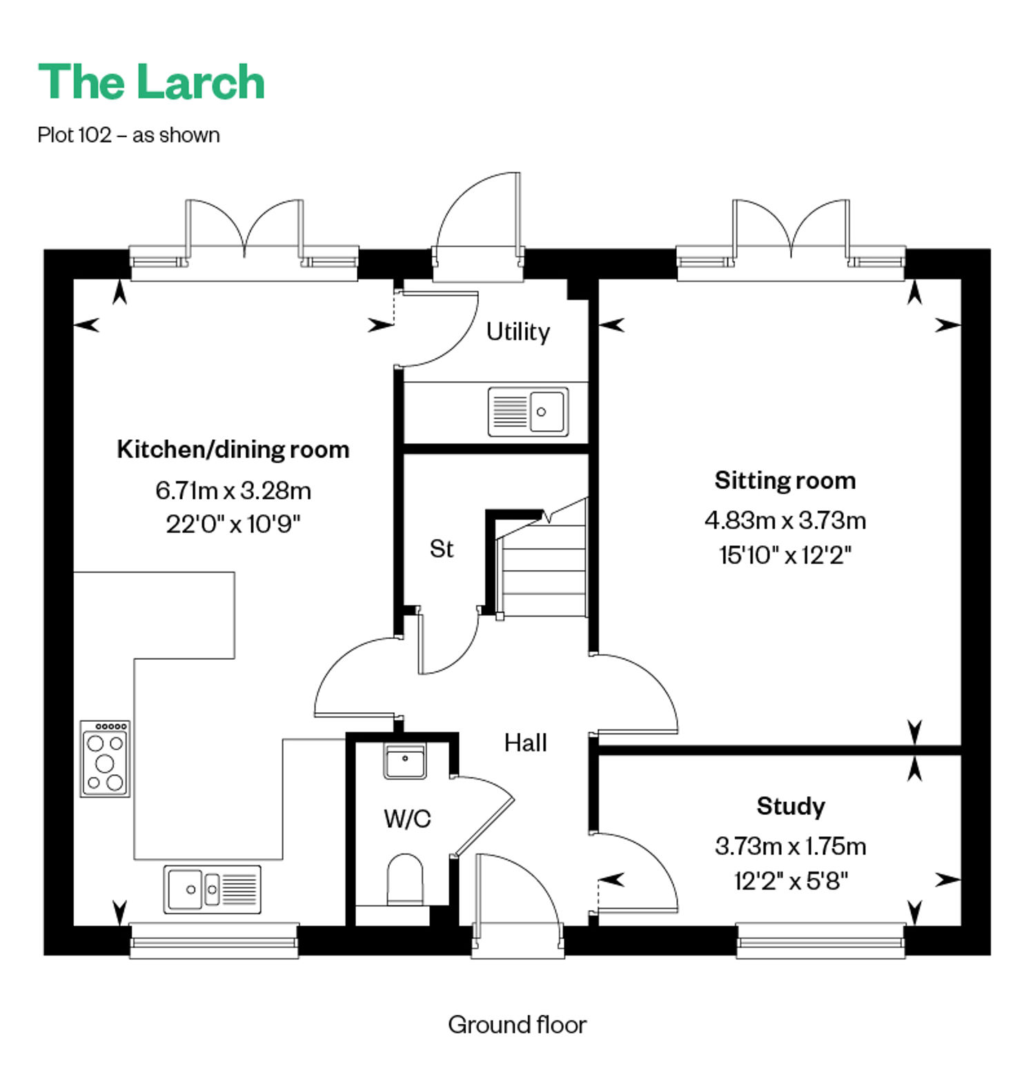 6815085 CALA SHC Barden Croft Larch GF
