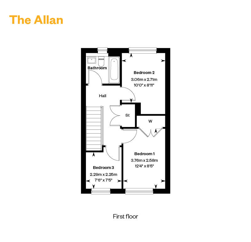 7010327 CALA EAST West Craigs Phase 2 Floorplans Web The Allan FF 800X1200px