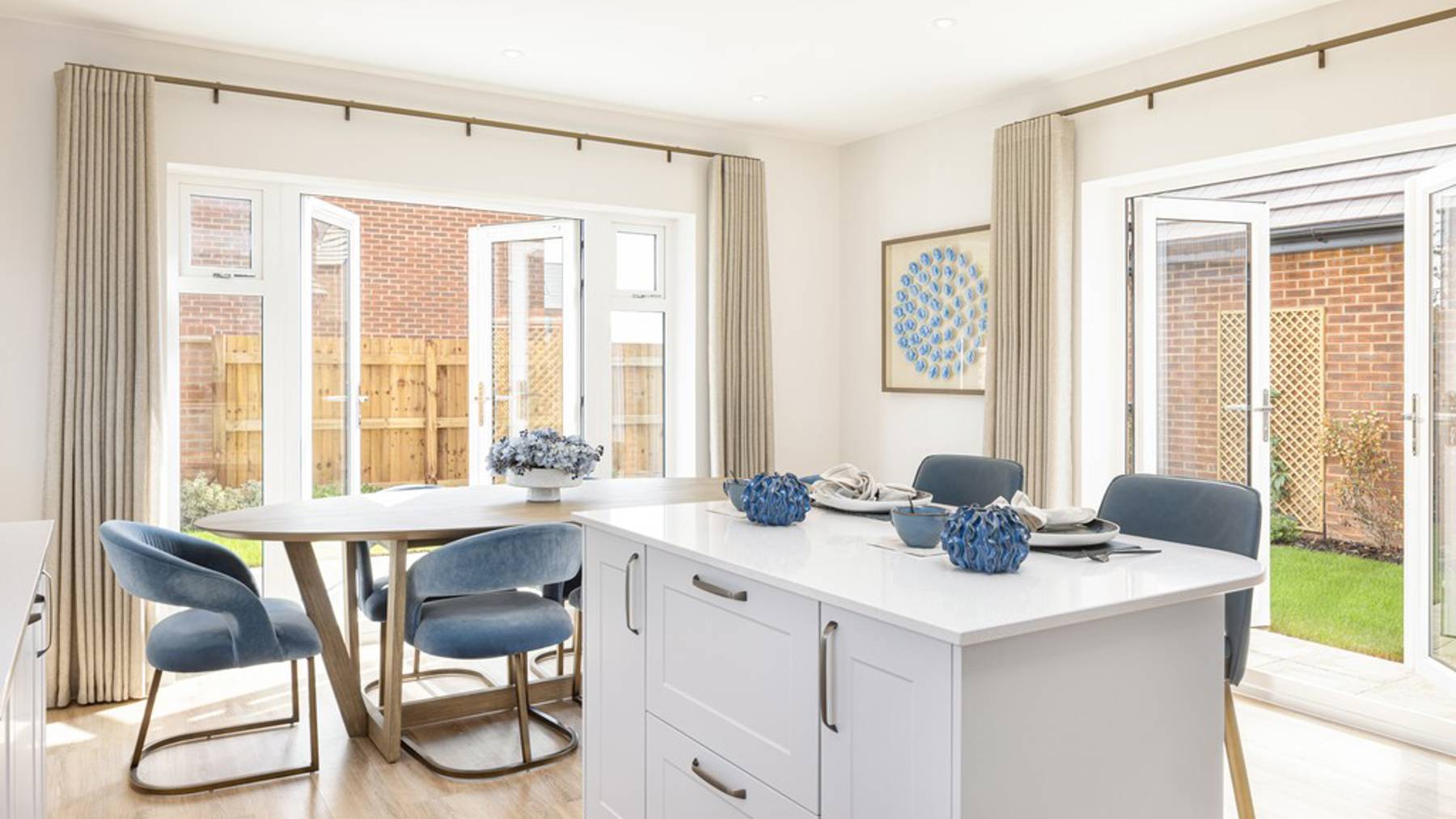 The Silverbell Kitchen Island Wivenhoe Gardens