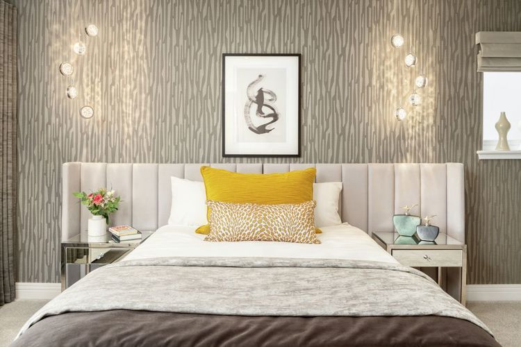 bed close up, new houses for sale