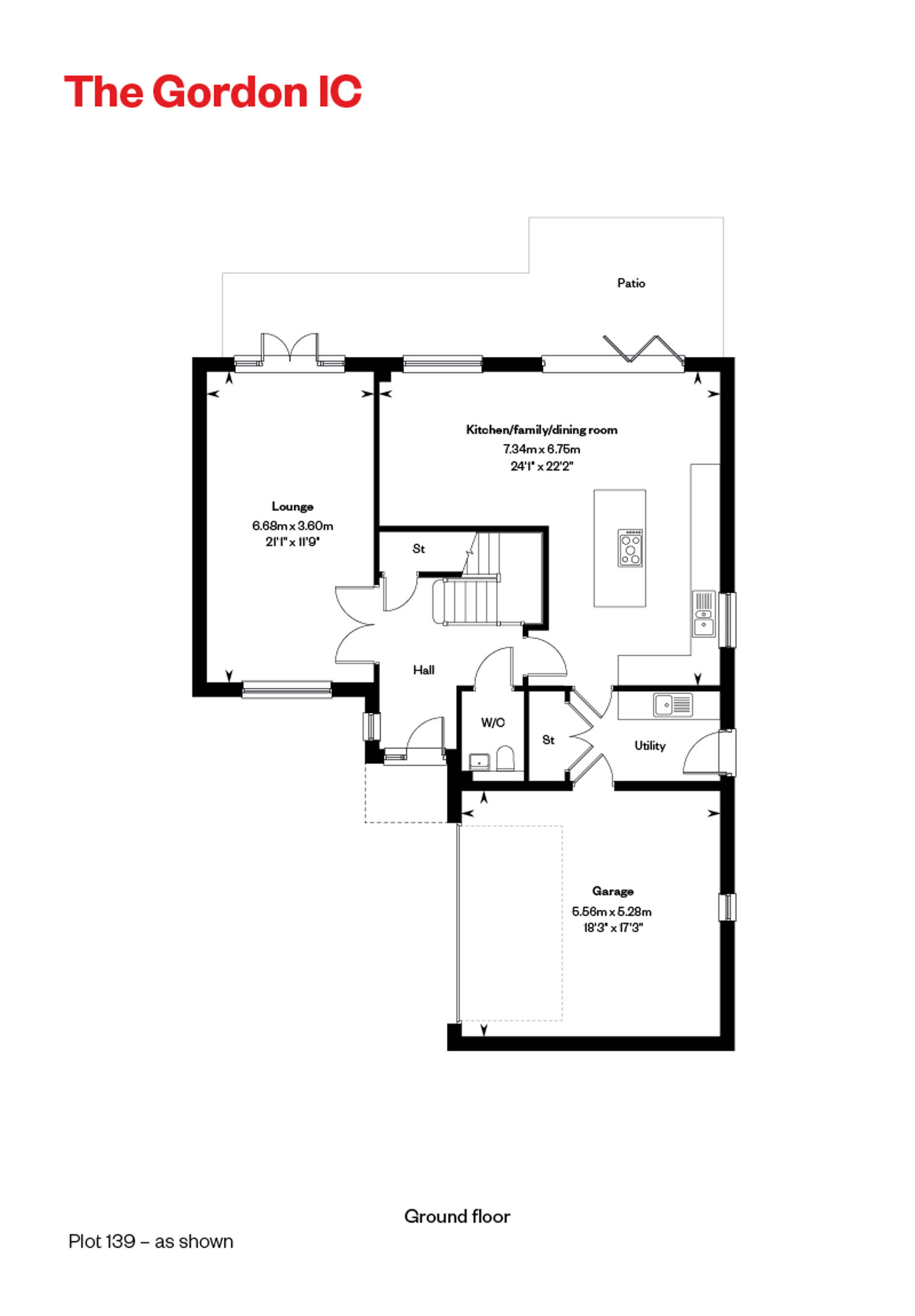 5918601 CALA WEST Cornhill Village Home Styles Web Floorplans 800X1200 The Gordan IC GF 7419097